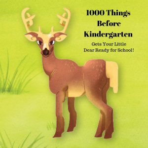 1000 things before kindergarten, gets your little dear ready for school