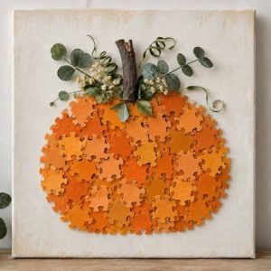 Adult DIY Pumpkin Puzzle Art Flyer